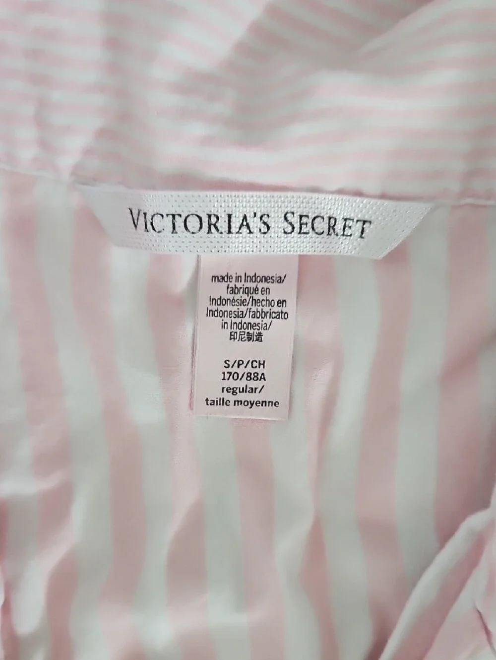 Victoria's Secret SoSoft Modal Long Pajama Set In "Pretty Blossom Iconic Stripe" - Picture 4 of 9